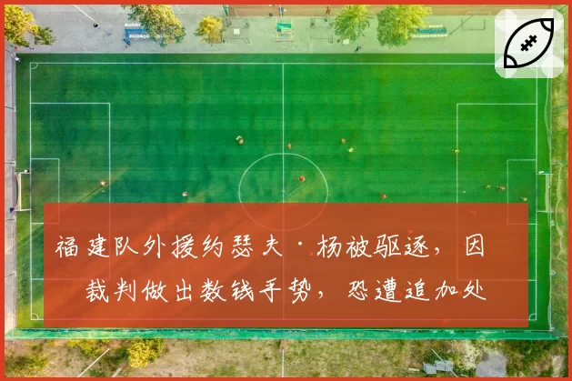 福建队外援约瑟夫·杨被驱逐,因对裁判做出数钱手势,恐遭追加处罚